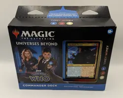 MTG Universes Beyond Doctor Who Timey Wimey Commander Deck Sealed New Dr Who - Image 1