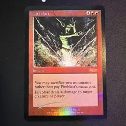 Mtg FNM DCI Promos Fireblast FOIL MINT Condition - Image 3