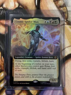 Cosmic Spider-Man (Extended Art) #0273 MTG Marvel's Spider-Man English Foil - NM - Image 3