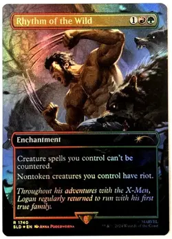 Rhythm of the Wild (1740) - MTG FOIL - Secret Lair Drop Marvel SLD - NM - Image 1