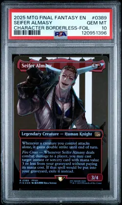 Seifer Almasy #0389 2025 Magic MTG Final Fantasy Borderless-Foil PSA 10 - Image 1