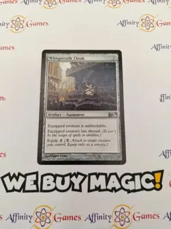 MTG | Whispersilk Cloak | M10 | Regular | Moderately Played | English - Image 1