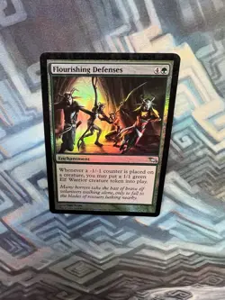 MTG Foil Flourishing Defenses EX/LP- Shadowmoor - Image 3
