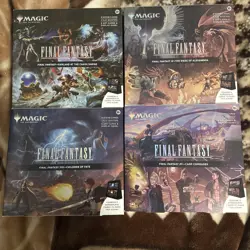 Magic The Gathering: Final Fantasy Scene Box Bundle Set of 4 BRAND NEW, SEALED - Image 1