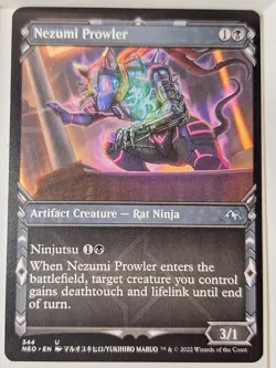Nezumi Prowler -Showcase- Kamigawa: Neon Dynasty - Magic the Gathering MTG Nice! - Image 1