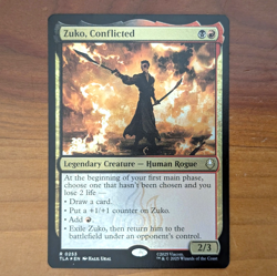 Zuko, Conflicted - Prerelease Foil Stamped Promo - Avatar MTG - Image 1