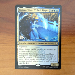 Katara, Water Tribe's Hope - Prerelease Foil Stamped Promo - Avatar MTG - Image 1