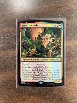 FOIL BUMI UNLEASHED AVATAR THE LAST AIRBENDER PRERELEASE Mtg Universes Beyond - Image 1