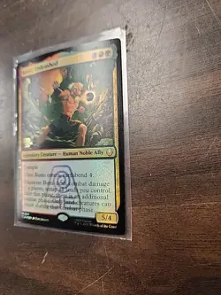 FOIL BUMI UNLEASHED AVATAR THE LAST AIRBENDER PRERELEASE Mtg Universes Beyond - Image 2