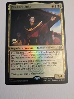 FOIL FIRE LORD ZUKO AVATAR: THE LAST AIRBENDER PRERELEASE FOIL MTG NM - Image 2