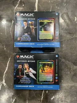 Magic: The Gathering Doctor Who Universes Beyond Commander Deck Lot of 2 - Image 1