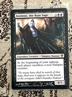 Anowon, the Ruin Sage - Worldwake - 49 - #Moderately Played Magic the Gathering - Image 1