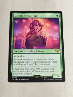 Magic: The Gathering - Tales of Middle-Earth - Delighted Halfling Rare - NM - Image 1