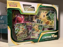 Pokemon TCG Leafeon VStar Special Collection Sword & Shield (Factory Sealed) - Image 1
