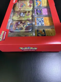 Pokemon 151 -Mini Tins 4 Pack plus Promos with Swirls - Image 3