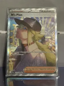 N's Plan 170/086 SV: Black Bolt Special Illustration Rare Pokemon TCG - Image 1