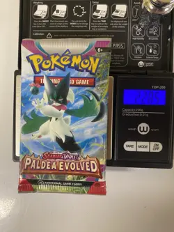 Pokemon Scarlet & Violet Paldea Evolved 22.85g Booster Pack Factory Sealed - Image 1