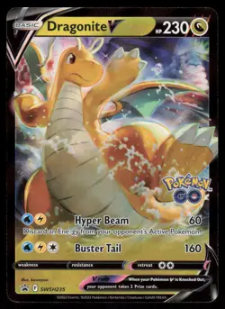 Dragonite V SWSH235 Ultra Rare Pokemon Black Star Promo NM - Image 1