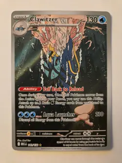 Pokemon Clawitzer 141/132 - Mega Evolutions - Illustration Rare - Image 1