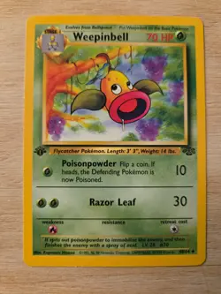 Pokemon Weepinbell - Jungle 1st Edition 48/64 - Image 1