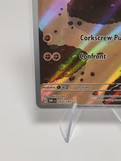 Pokemon TCG - Larvitar - Obsidian Flames 203/197 Illustration Rare Full Art Holo - Image 4
