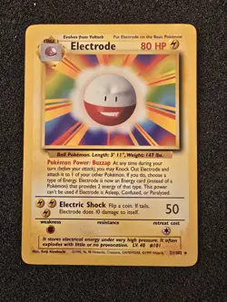Electrode 021/102 - Rare - LP - Base Set Unlimited - Pokemon TCG - Image 1