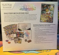 Pokemon Prismatic Evolutions POKEMON CENTER Exclusive Elite Trainer Box ETB NEW - Image 3
