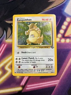 Pokemon TCG Kangaskhan Jungle 5/64 Holo Unlimited Holo Rare MP - Image 1