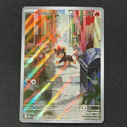 Litleo 139/132 Illustration Rare ME01: Mega Evolution Base NM/M Pokemon TCG - Image 1