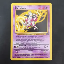 Pokemon Non-Holo Rare Mr. Mime Base 2 27/130 WotC - Image 1