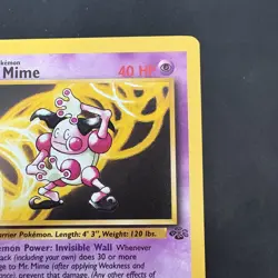 Pokemon Non-Holo Rare Mr. Mime Base 2 27/130 WotC - Image 3