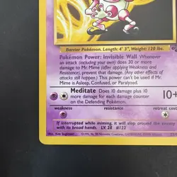 Pokemon Non-Holo Rare Mr. Mime Base 2 27/130 WotC - Image 5