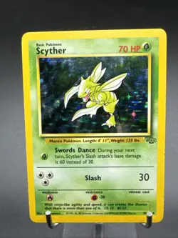 Pokemon Jungle Scyther 10/64 Holo Rare 2000s WOTC Base Set Vintage - Image 1