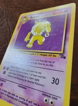 Hypno #23/62 Fossil Unlimited Pokemon TCG - Image 2