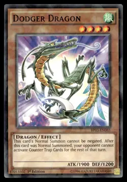 DODGER DRAGON BP03-EN085 RARE BATTLE PACK 3: MONSTER LEAGUE YU-GI-OH - Image 1