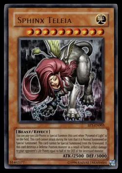 SPHINX TELEIA EP1-EN003 ULTRA RARE EXCLUSIVE PACK YU-GI-OH - Image 1