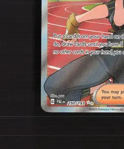 Dendra 250/193 Paldea Evolved Full Art Ultra Rare Holo Pokemon Card LP+ - Image 5