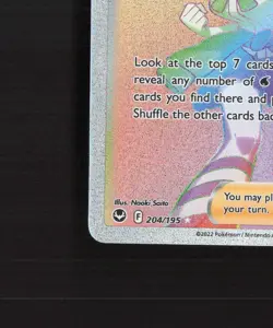 Candice 204/195 Silver Tempest FA Rainbow Secret Rare Holo Pokemon Card LP+ - Image 5