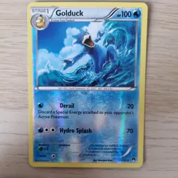 GOLDUCK 17/122 POKEMON CARD (BREAKPOINT SET) RARE REVERSE HOLO - Image 1