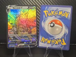 Cubone & MAROWAK CUSTOM Set Stained Glass Holo Cards Display Only LAST SET - Image 4
