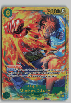 Monkey.D.Luffy SEC OP13-118 Carrying On His Will Foil One Piece Card Game - Image 1