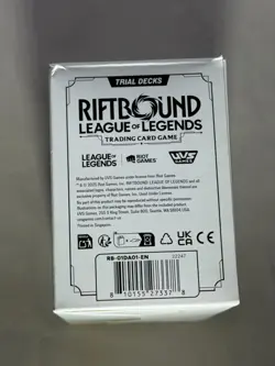 Riftbound League of Legends Trading Card Game Trial Deck Sealed Box - Image 2