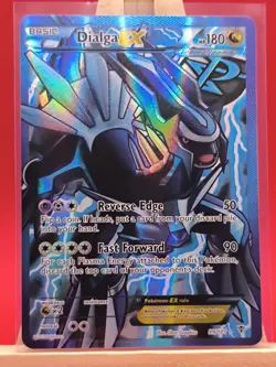 Dialga EX 99/101 Plasma Blast Team Plasma Full Art Ultra Rare Holo Pokemon Card - Image 1