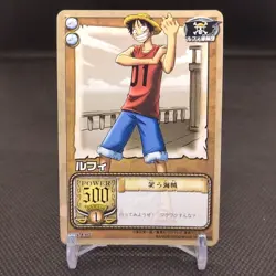 Luffy One Piece Card Dass Bandai Japan Japanese Very Rare Anime No.C07-2 - Image 1