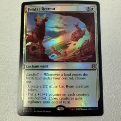 MTG 1x FOIL Felidar Retreat # 16 Zendikar Rising Magic the Gathering Card x1 NM - Image 1
