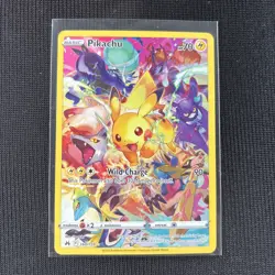 Pokemon TCG 2023 Crown Zenith Pikachu 160/159 Full Art Card Secret Rare - Image 1
