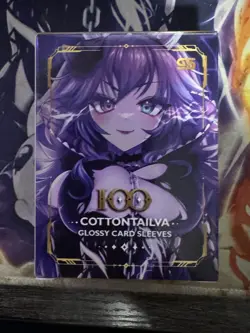 Gamersupps VCard VTuber Elemental Card Sleeves CottonTail - Image 1