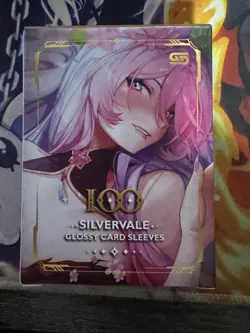 Gamersupps VCard VTuber Elemental Card Sleeves Silvervale - Image 1