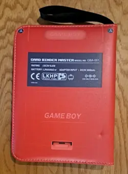 Nintendo Game Boy Pokemon Card Binder Master 4 Pocket Pages 9.5 x 7" - Image 3