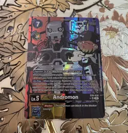 Digimon Card Game Andromon Alternate Art EX9-030 Super Rare Versus Monsters - Image 1